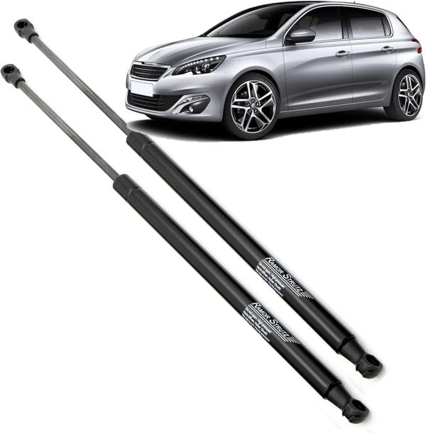 Ramor Strutz 2x Tailgate Gas Struts Compatible with a Peugeot 308 Mk2 2013-2021. Tailgate Gas Springs Replacement for 1635439180 and others.
