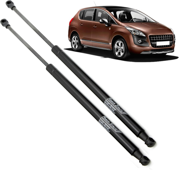 Ramor Strutz 2x Tailgate Gas Struts Compatible with a Peugeot 3008 Mk1 2008-2016. Tailgate Gas Springs Replacement for 8731.T4 and others.