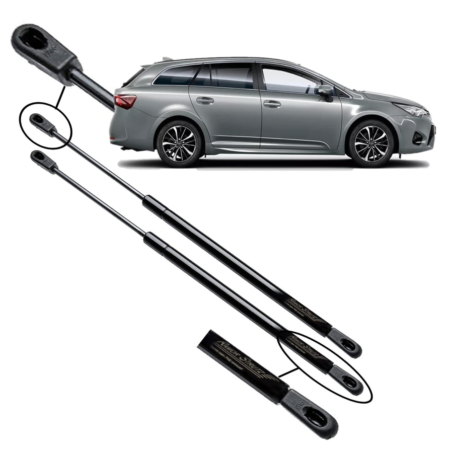Ramor Strutz 2x Boot Gas Struts Compatible with a Toyota Avensis Estate 2009-2018. Tailgate Gas Springs Replacement for 6896005081 and others.